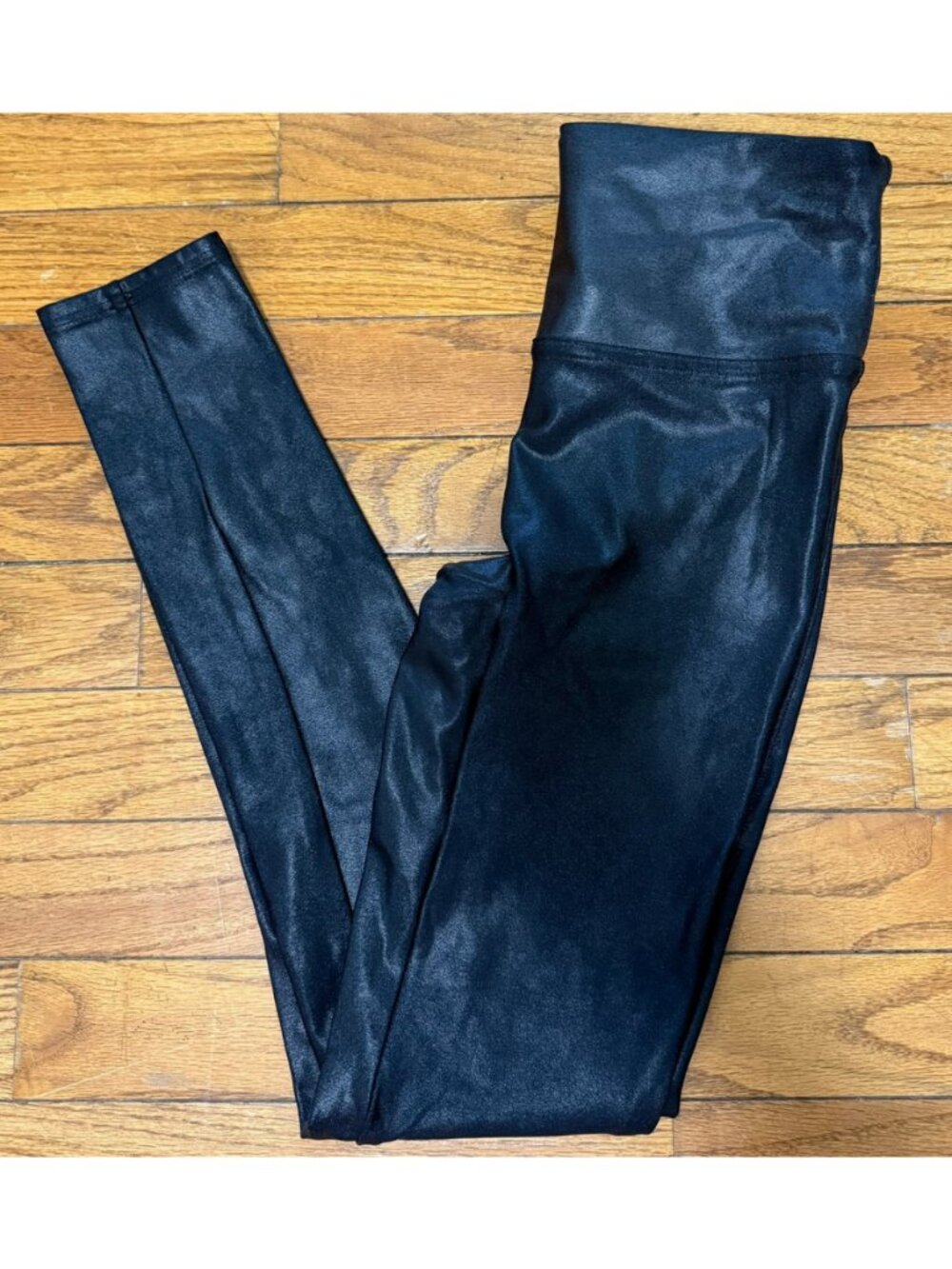 Faux Leather Black Leggings | SPANX